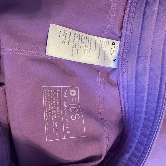 Figs Kade Cargo Scrub Pants in Lilac Dawn size S regular length - Picture 5 of 5